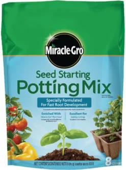 Miracle-Gro All Purpose Seed Starting Mix 8 qt (Pack of 6)