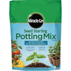 Miracle-Gro All Purpose Seed Starting Mix 8 qt (Pack of 6)