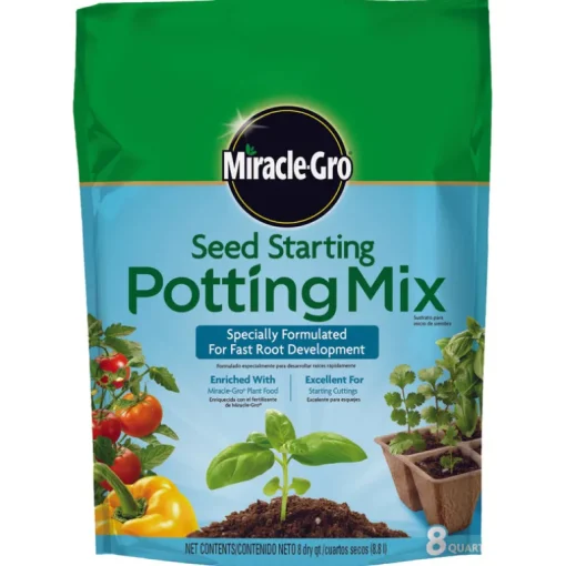 Miracle-Gro All Purpose Seed Starting Mix 8 qt (Pack of 6)
