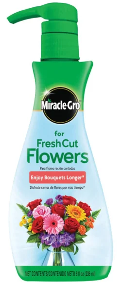 Miracle-Gro Liquid Fresh Cut Flowers Plant Food 8 oz