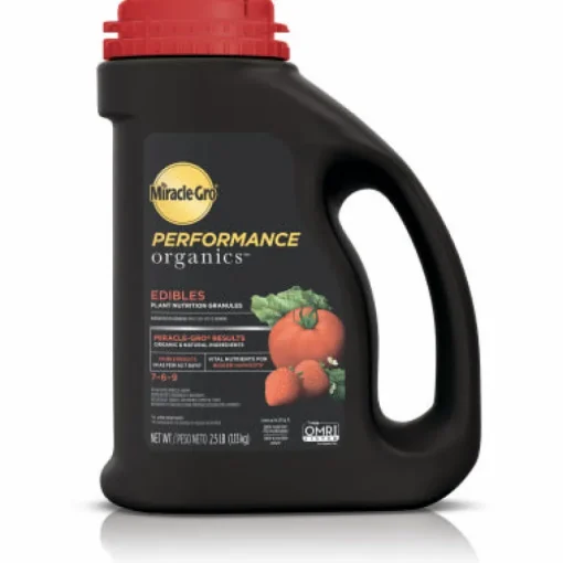 Miracle-Gro Performance Organics Edibles Granules Plant Food 2.5 lb.