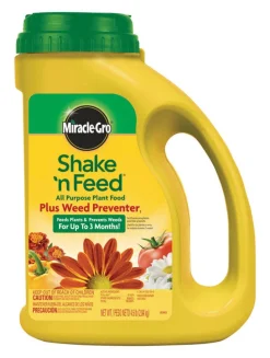 Miracle-Gro Shake 'N Feed Granules Weed Preventer plus Plant Food 4.5 lb