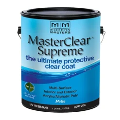 Modern Masters MasterClear Supreme Matte Clear Water-Based Protective Coating 1 gal