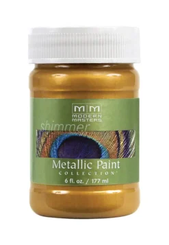 Modern Masters Metallic Paint Collection Satin Pharaoh's Gold Water-Based Metallic Paint 6 oz