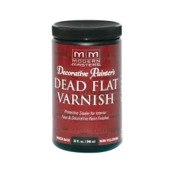 Modern Masters Semi-Gloss Clear Water-Based Dead Flat Varnish 32 oz