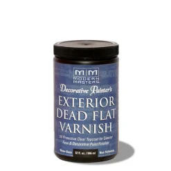 Modern Masters Semi-Gloss Clear Water-Based Dead Flat Varnish 32 oz