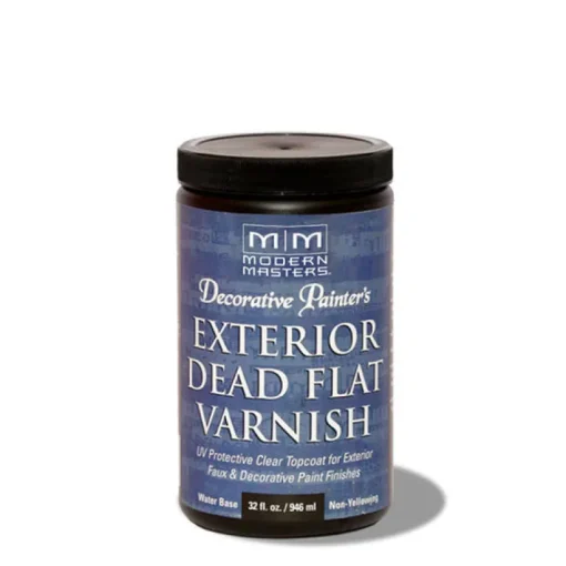Modern Masters Semi-Gloss Clear Water-Based Dead Flat Varnish 32 oz