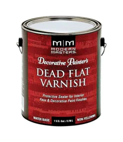 Modern Masters Semi-Gloss Clear Water-Based Dead Flat Varnish 1 gal