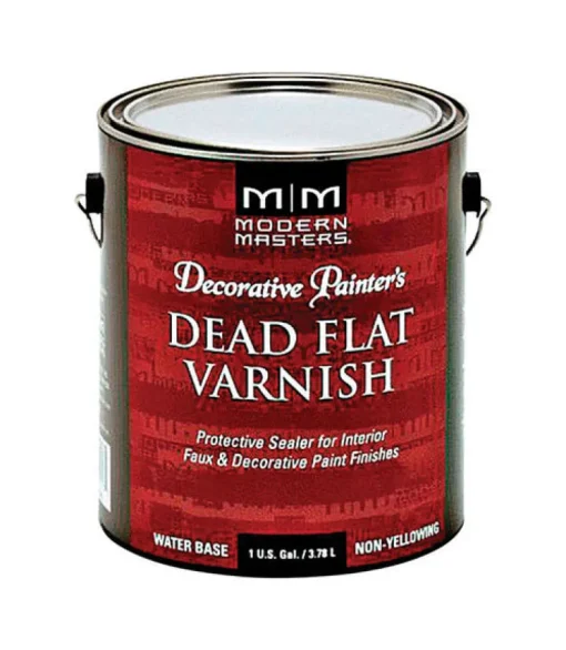Modern Masters Semi-Gloss Clear Water-Based Dead Flat Varnish 1 gal