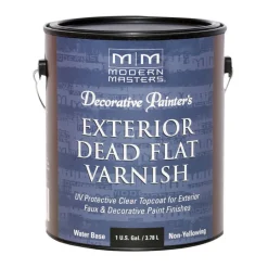 Modern Masters Semi-Gloss Clear Water-Based Dead Flat Varnish 1 gal