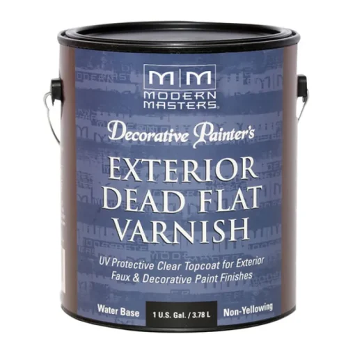 Modern Masters Semi-Gloss Clear Water-Based Dead Flat Varnish 1 gal