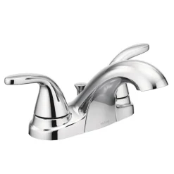 Moen Adler Chrome Contemporary Bathroom Faucet 4 in.