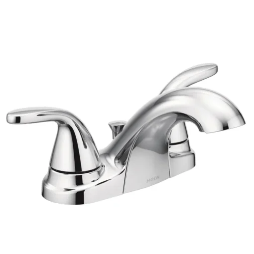 Moen Adler Chrome Contemporary Bathroom Faucet 4 in.
