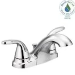 Moen Adler Chrome Contemporary Bathroom Faucet 4 in.