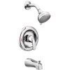 Moen Adler 1-Handle Chrome Tub and Shower Faucet