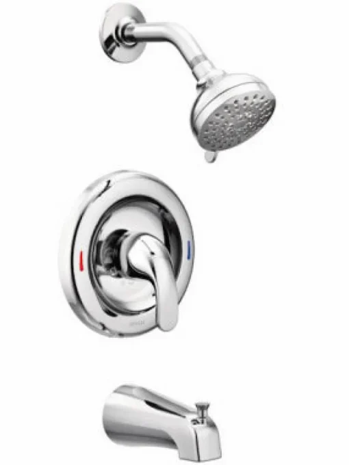 Moen Adler 1-Handle Chrome Tub and Shower Faucet