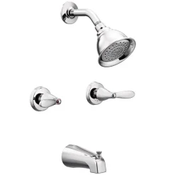 Moen Adler 2-Handle Chrome Tub and Shower Faucet