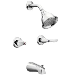 Moen Adler 2-Handle Chrome Tub and Shower Faucet