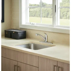 Moen Adler One Handle Chrome Kitchen Faucet
