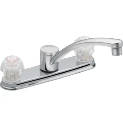 Moen Adler Two Handle Chrome Kitchen Faucet