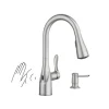 Moen Arlo One Handle Stainless Steel Motion Sensing Pull-Down Kitchen Faucet