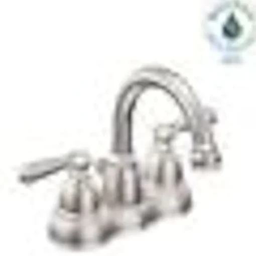 Moen Banbury Brushed Nickel Traditional Bathroom Faucet 4 in.
