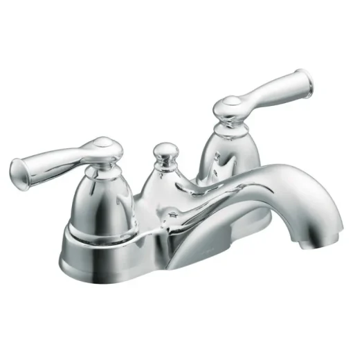 Moen Banbury Chrome Traditional Bathroom Faucet 4 in.
