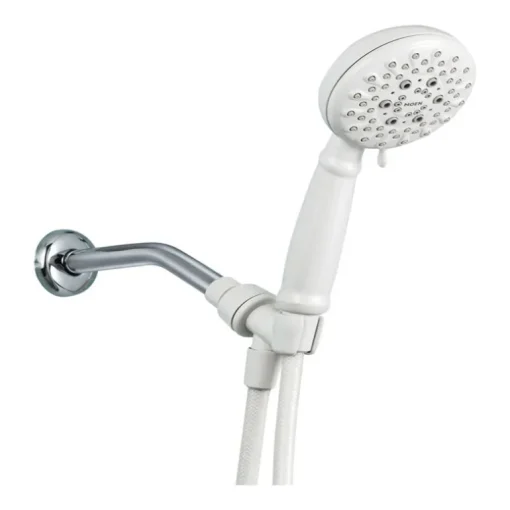 Moen Banbury White 5 settings Handheld Showerhead 1.75 gpm