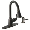 Moen Bayhill One Handle Bronze Pull-Down Kitchen Faucet