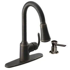 Moen Bayhill One Handle Bronze Pull-Down Kitchen Faucet