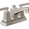 Moen Boardwalk Brushed Nickel Bathroom Faucet 4 in.