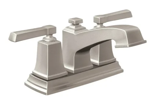 Moen Boardwalk Brushed Nickel Bathroom Faucet 4 in.