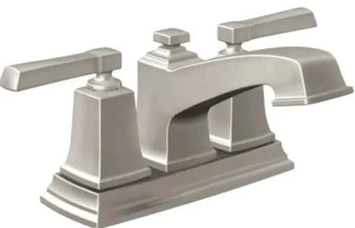 Moen Boardwalk Brushed Nickel Bathroom Faucet 4 in.