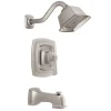 Moen Boardwalk 1-Handle Brushed Nickel Tub and Shower Faucet
