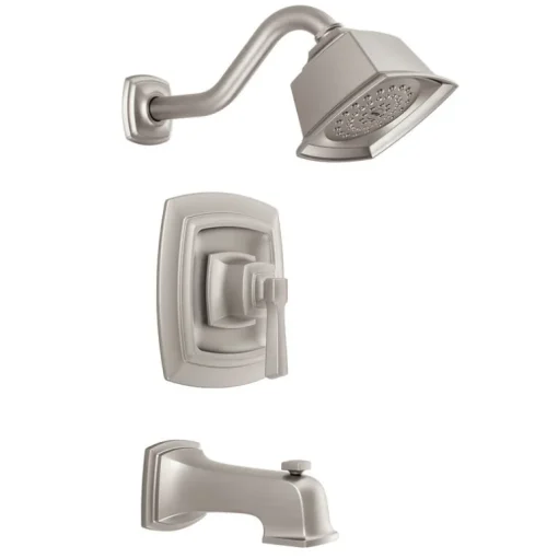 Moen Boardwalk 1-Handle Brushed Nickel Tub and Shower Faucet