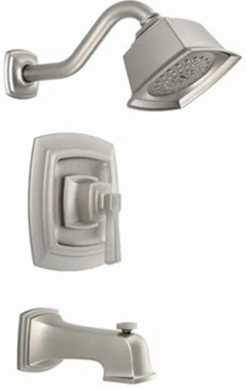 Moen Boardwalk 1-Handle Brushed Nickel Tub and Shower Faucet