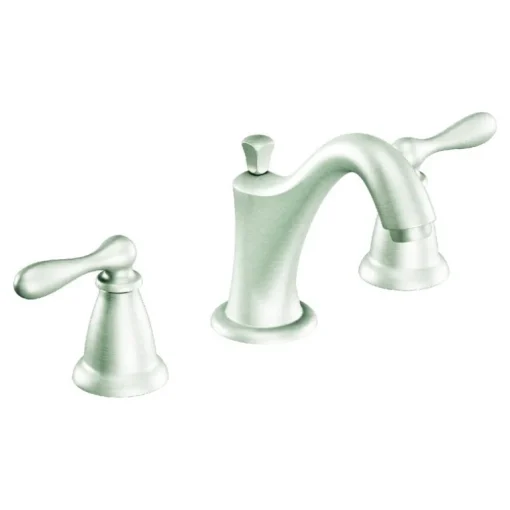 Moen Brushed Nickel Two-Handle Bathroom Sink Faucet 8 - 16 in.