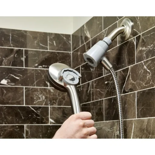 Moen Engage Brushed Nickel 6 settings Handheld Showerhead 1.75 gpm