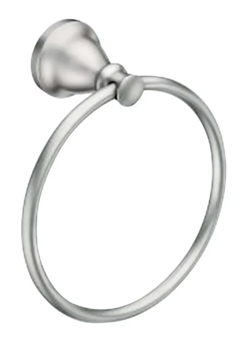 Moen Hilliard Brushed Nickel Towel Ring Metal