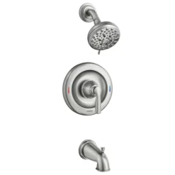 Moen Hilliard 1-Handle Brushed Nickel Tub and Shower Faucet