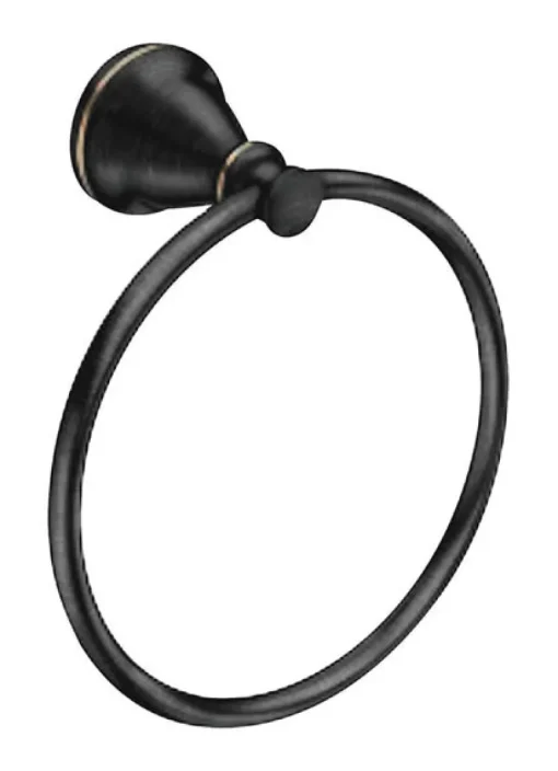 Moen Hilliard Mediterranean Bronze Towel Ring Metal