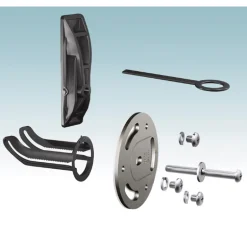 Moen Home Care SecureMount Chrome Grab Bar Anchor Stainless Steel 3.17 in. H X 4 in. L