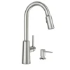 Moen Nori One Handle Stainless Steel Pull-Down Kitchen Faucet