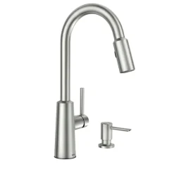 Moen Nori One Handle Stainless Steel Pull-Down Kitchen Faucet