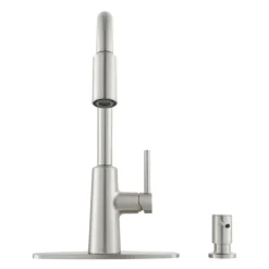 Moen Nori One Handle Stainless Steel Pull-Down Kitchen Faucet
