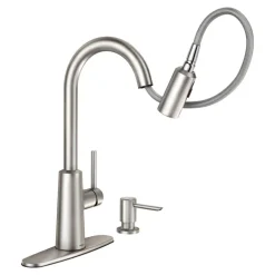 Moen Nori One Handle Stainless Steel Pull-Down Kitchen Faucet
