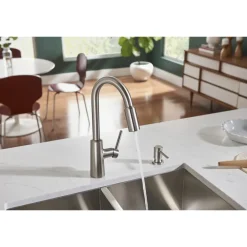 Moen Nori One Handle Stainless Steel Pull-Down Kitchen Faucet