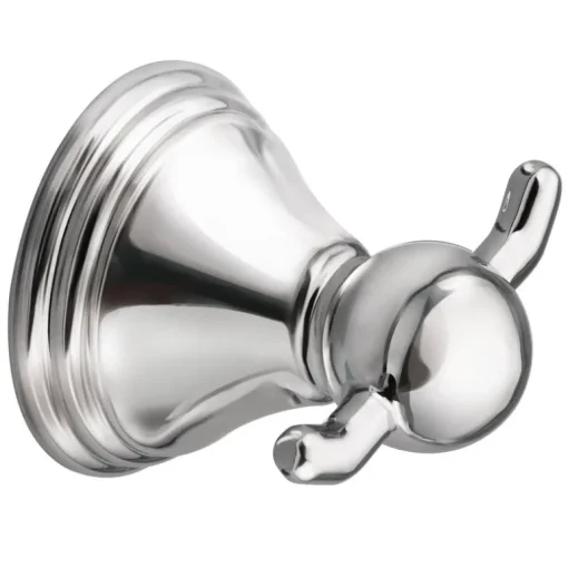 Moen Preston 2.25 in. H X 2.5 in. W X 2.38 in. L Chrome Robe Hook
