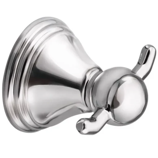 Moen Preston 2.25 in. H X 2.5 in. W X 2.38 in. L Chrome Robe Hook