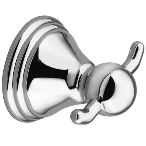 Moen Preston 2.25 in. H X 2.5 in. W X 2.38 in. L Chrome Robe Hook